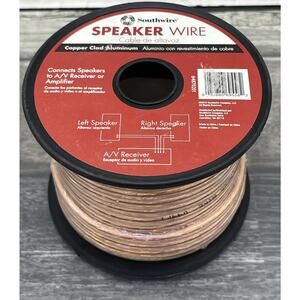 16 AWG 50FT Copper Clad Aluminum Speaker Wire For A/V Receiver/Amplifier. {107}.
